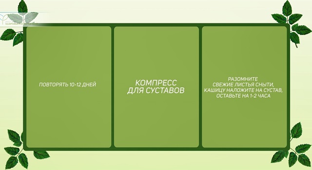 компресс для суставов