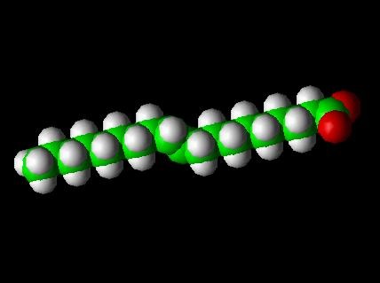 Молекула олеиновой кислоты
