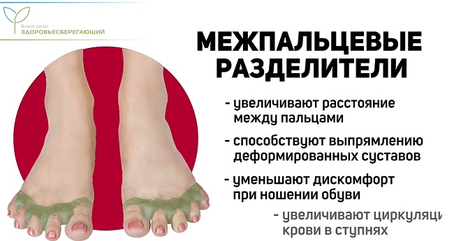 межпальцевые разделители