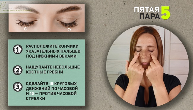 Точечный массаж - пятая пара