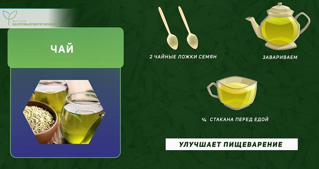 чай из семян укропа