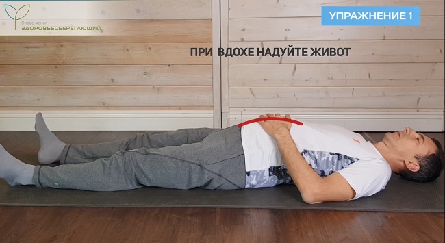 дыхание животом