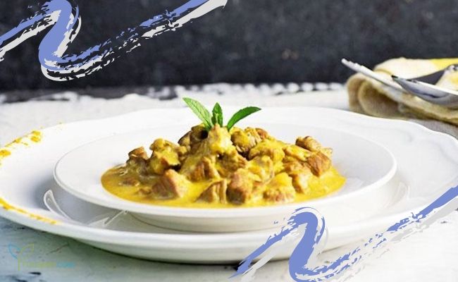 Мясное блюдо под соусом