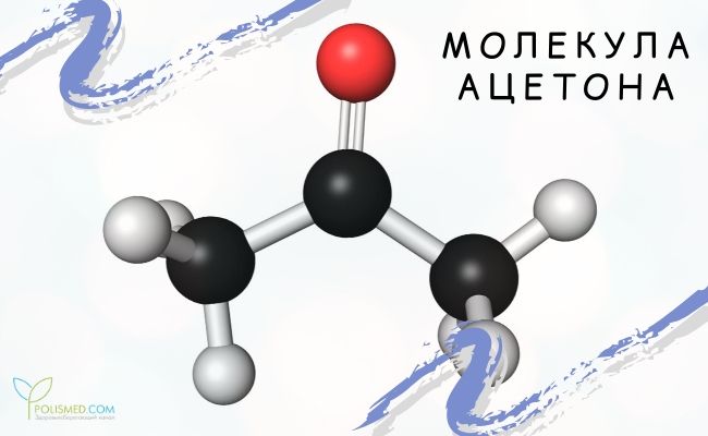 Молекула ацетона