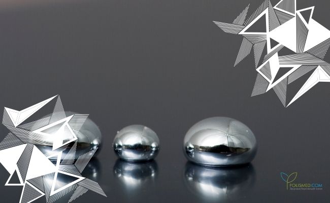 Капли ртути