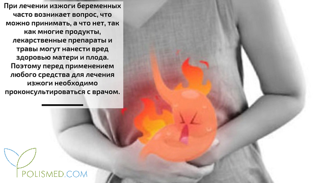 Запреты при изжоге беременных