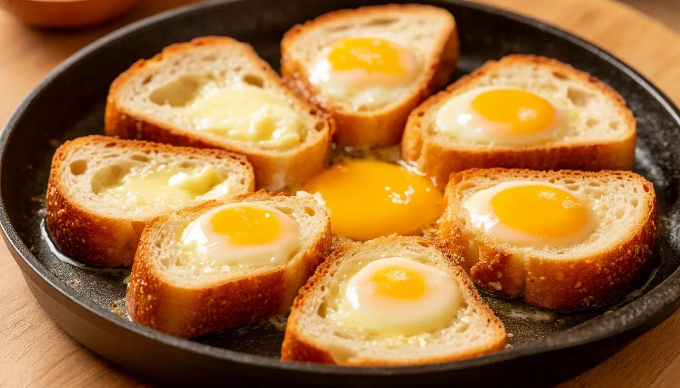 «Ленинградскую» яичницу многие уже не вспоминают, а это хит: вкуснота из яиц, хлеба и сливочного масла