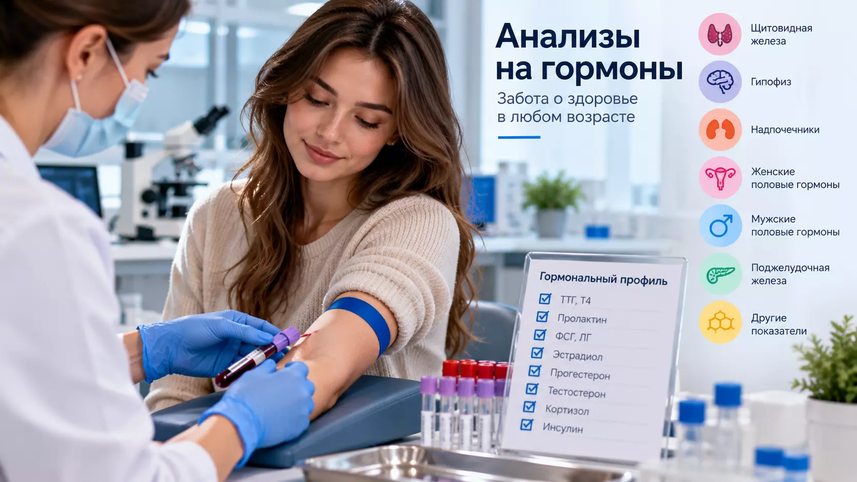 Анализы на гормоны: зачем их назначают и как правильно подготовиться к исследованию